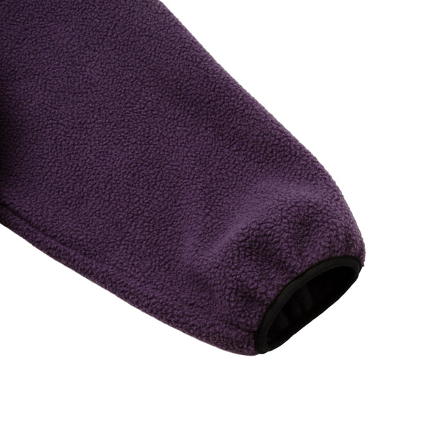 LLOYD - Fleece Half-Zip Pullover - Aubergine
