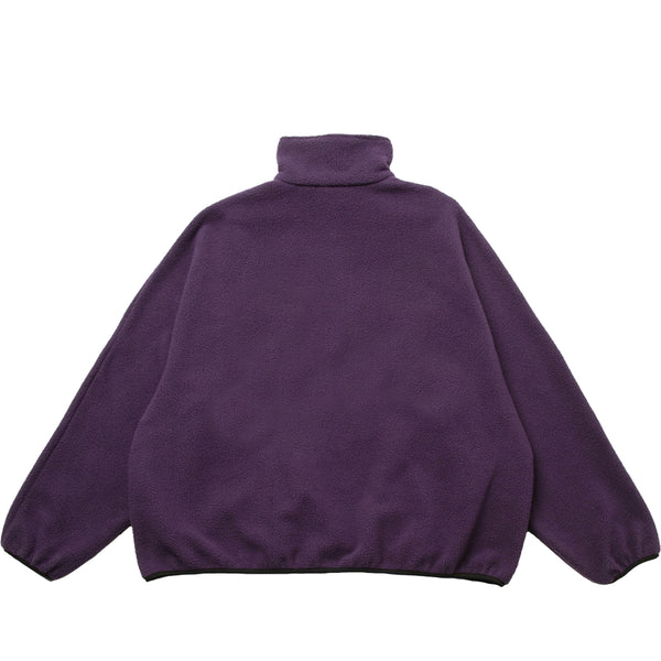 LLOYD - Fleece Half-Zip Pullover - Aubergine