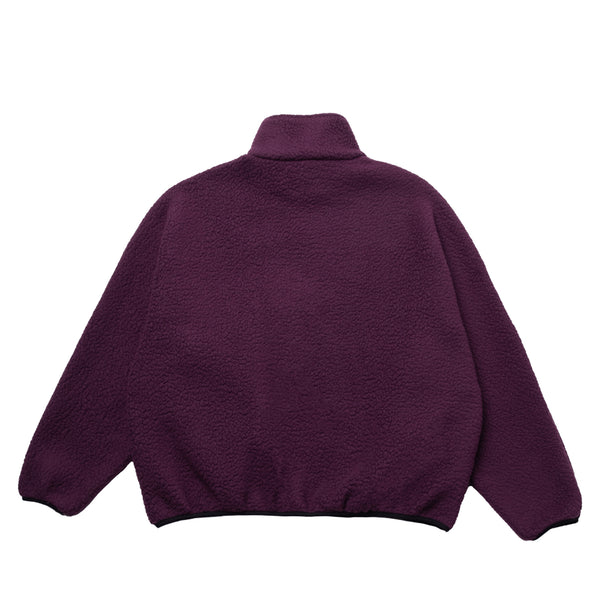 LLOYD - Fleece Half-Zip Pullover - Plum