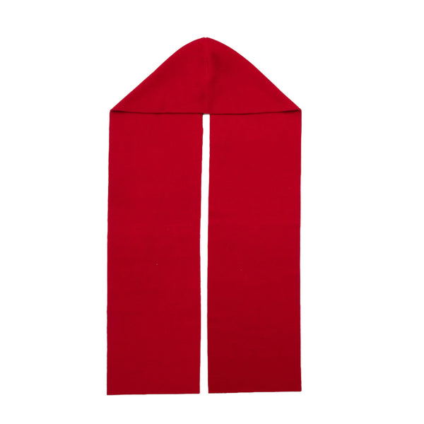 LLOYD - Hooded Scarf - Tomato