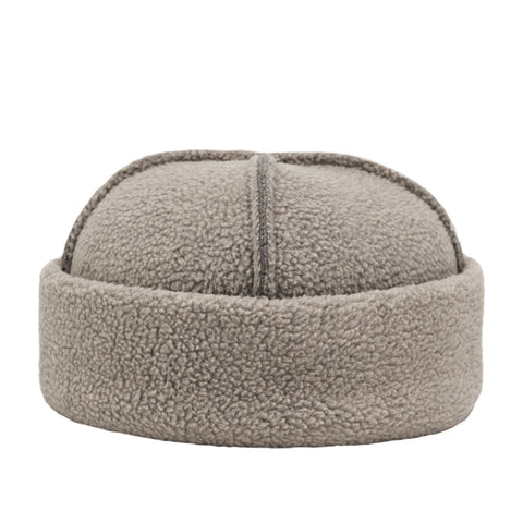 LLOYD / ALTERIOR - Reversible Fleece Toque - 8 Panel - Taupe/Navy/Cream