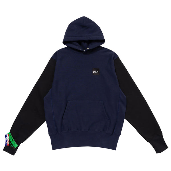 LQQK Studio - Signature Snap Hoodie - Navy/Black