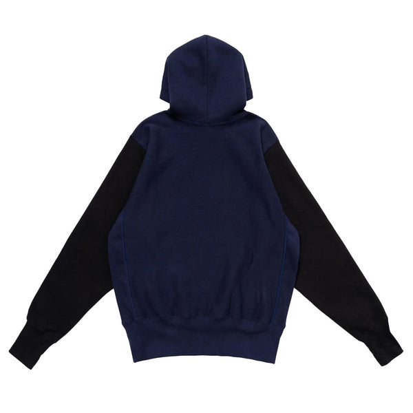 LQQK Studio - Signature Snap Hoodie - Navy/Black