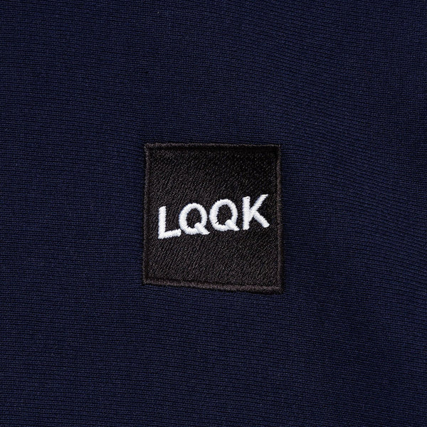 LQQK Studio - Signature Snap Hoodie - Navy/Black