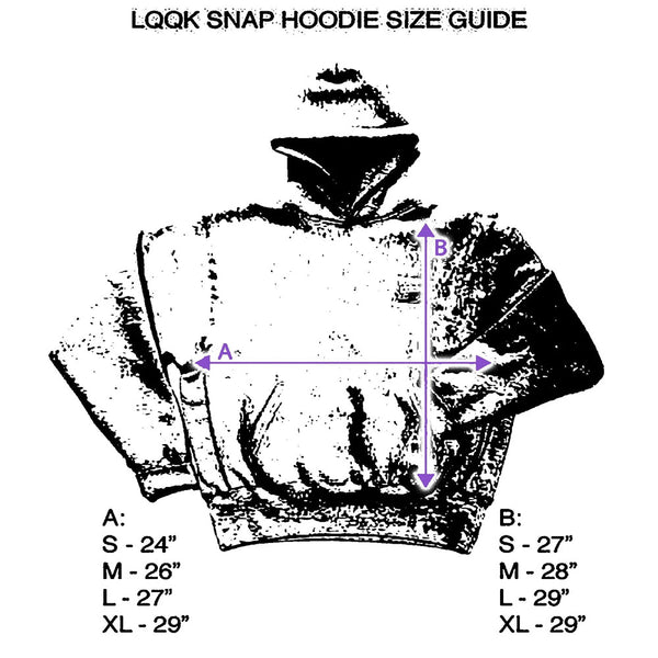 LQQK Studio - Signature Snap Hoodie - Navy/Black