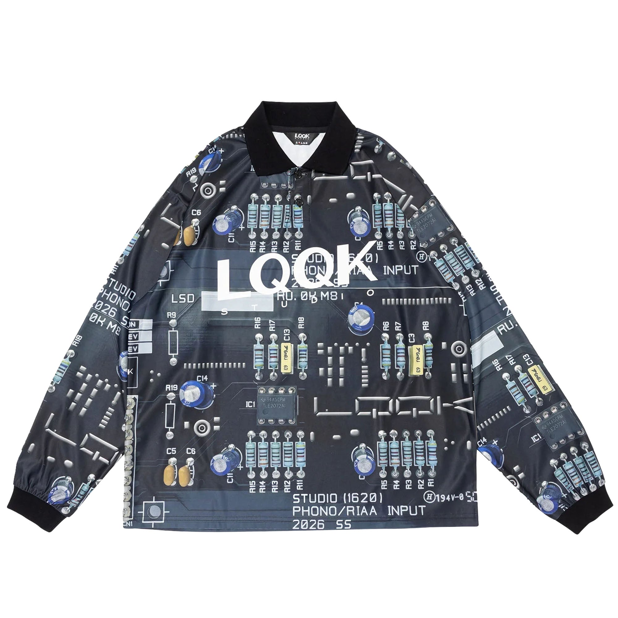 LQQK Studio - Circuit Board Polo - Multi