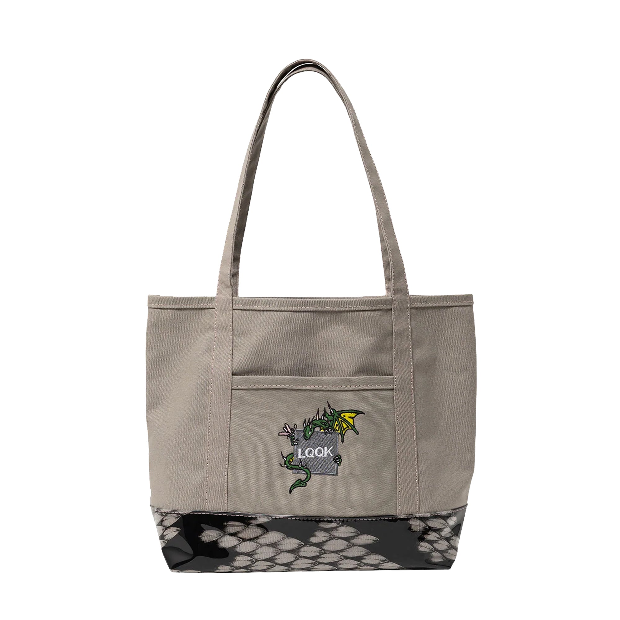 LQQK Studio - Cruel Barb Vinyl Bottom Dragon Tote - Grey
