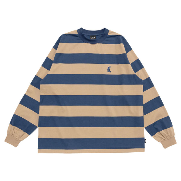 LQQK Studio - Koko Stripe Long Sleeve - Brown/Navy