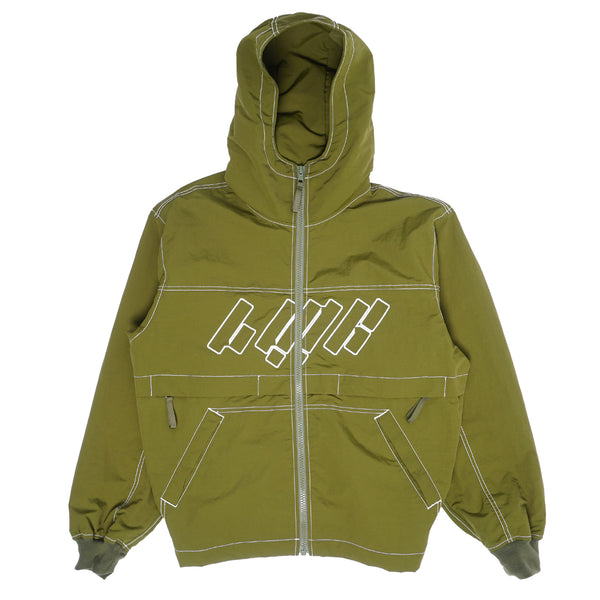 LQQK Studio - Nylon Moto Jacket   Olive