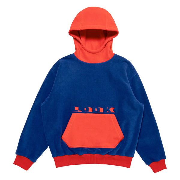 LQQK Studio - Polar Fleece Hoodie - Blue/Red
