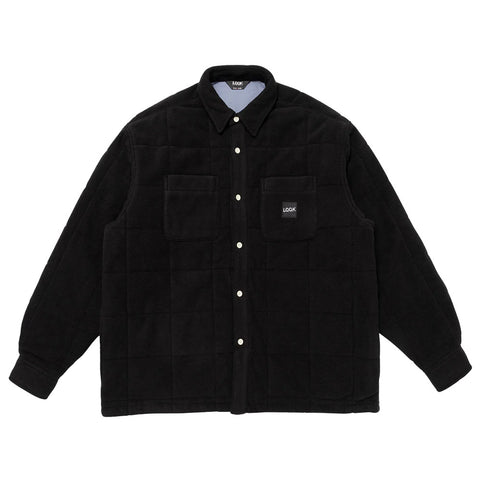 LQQK Studio - Quilted Button Down Shirt - Black