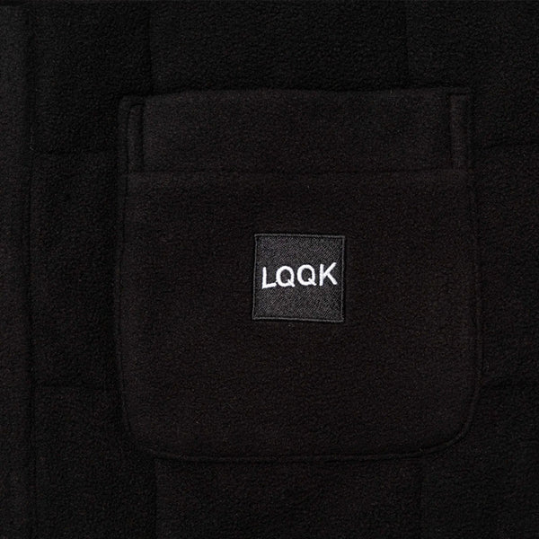 LQQK Studio - Quilted Button Down Shirt - Black