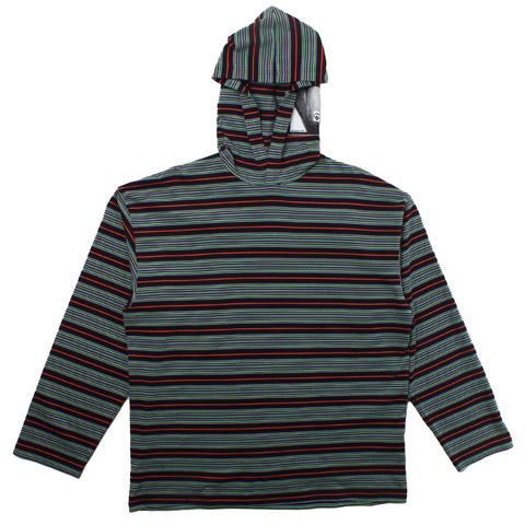 LQQK Studio x Sexhippies - Border Hooded L/S Tee - Multi