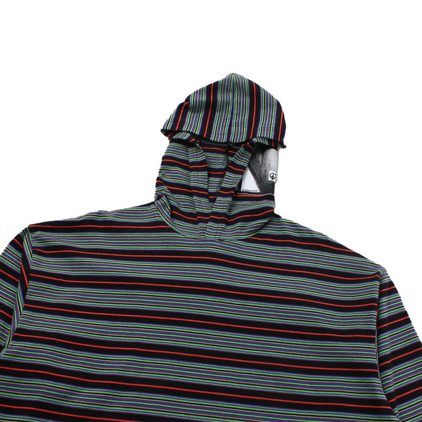 LQQK Studio x Sexhippies - Border Hooded L/S Tee - Multi