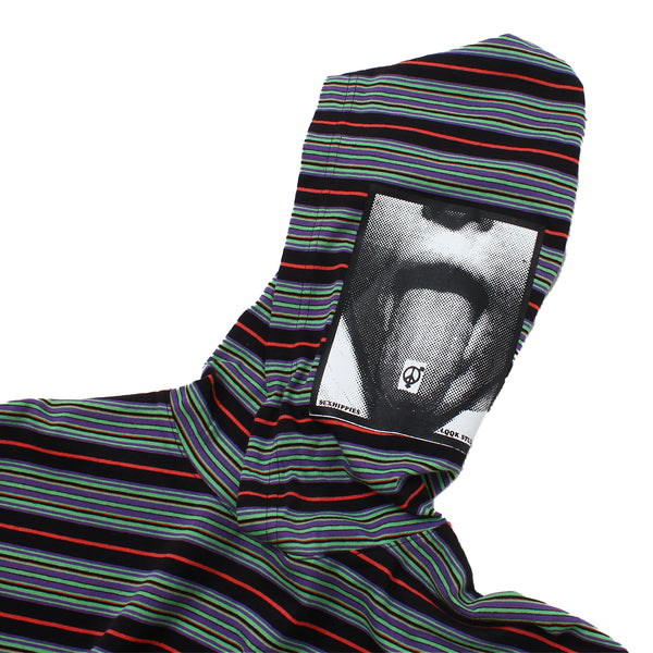 LQQK Studio x Sexhippies - Border Hooded L/S Tee - Multi
