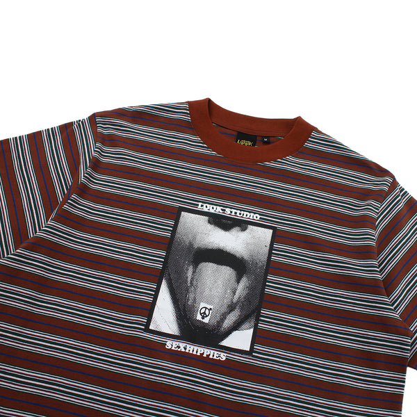 LQQK Studio x Sexhippies - Border T-Shirt - Multi