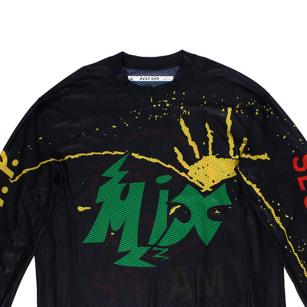 MAAP + Public Possession - Mesh Long Sleeve - Black