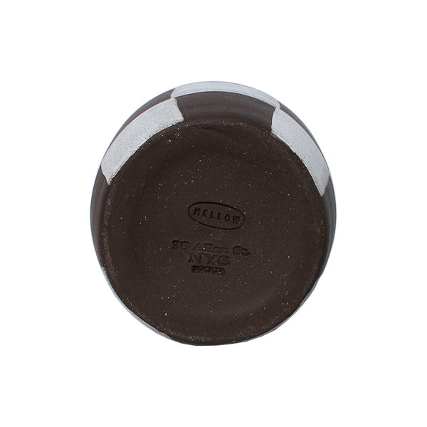Mellow - Football Vase - Brown Checker