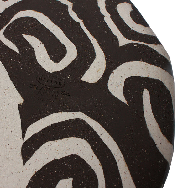 Mellow - Whirl Plate 10" - White & Brown