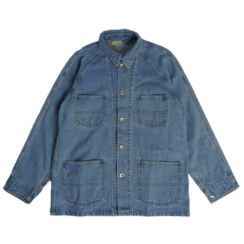 LQQK Studio - S/S Button Down Shirt - White/Blue