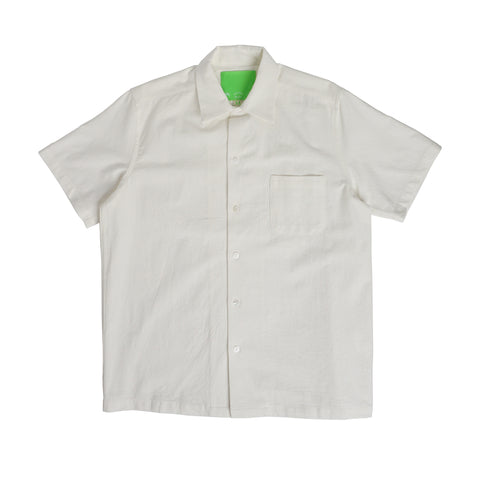 LQQK Studio - S/S Button Down Shirt - White/Blue