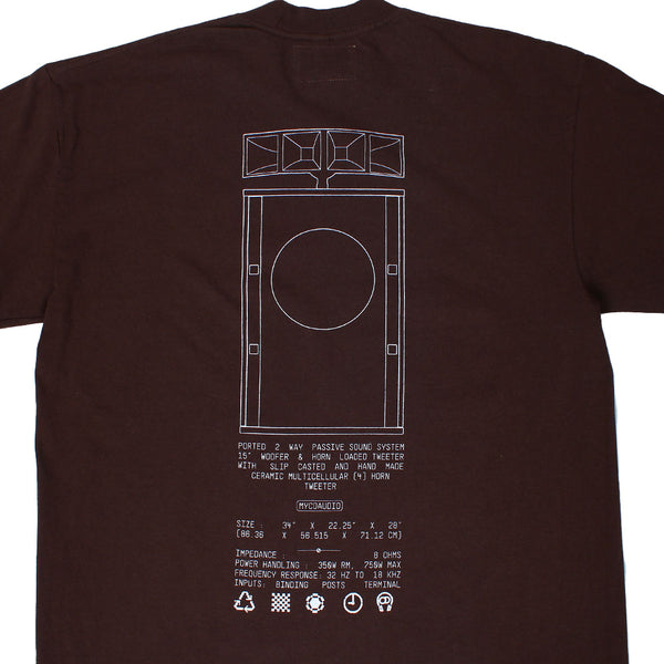 Alterior & MYCOAUDIO T-shirt - Brown
