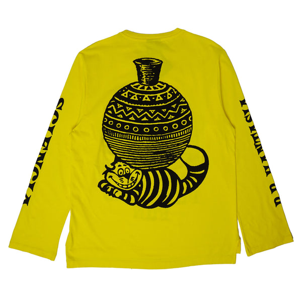 Public Possession - Phantasia Sciencia L/S T-shirt - Yellow