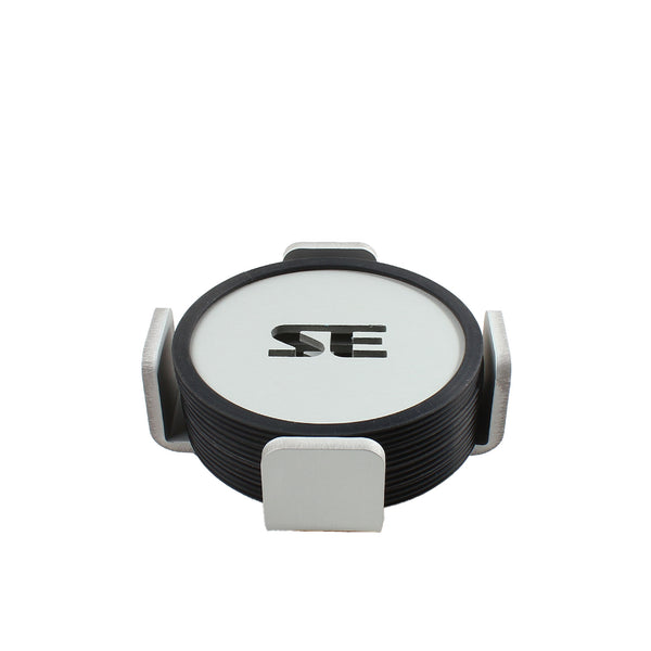 Standard Equipment - 3020 - Coaster Set - Black/Yellow/Blue