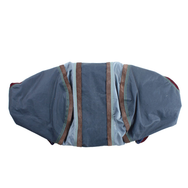 Seeing Red - Hood Bag - Blue/Brown