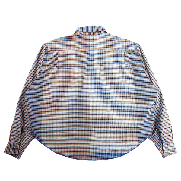 Seeing Red - Lenny Shirt - 003 - Blue/Tan/Beige Plaid