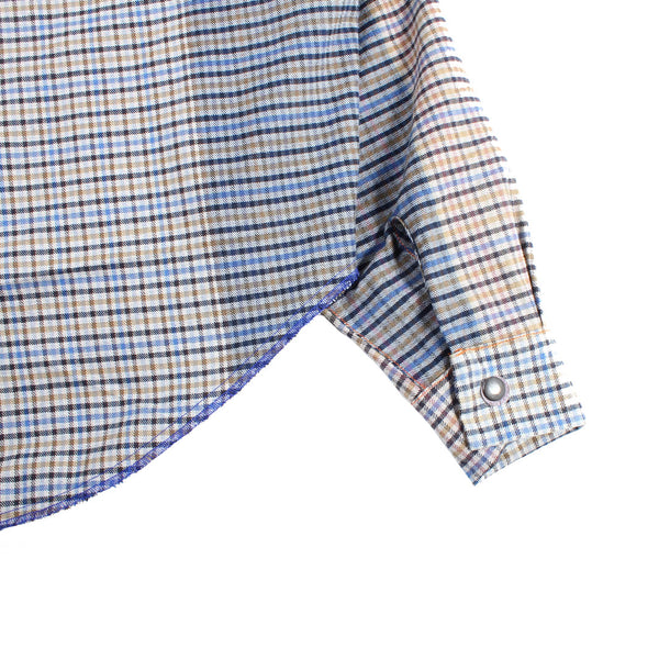 Seeing Red - Lenny Shirt - 003 - Blue/Tan/Beige Plaid