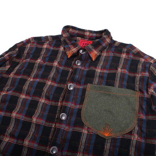 Seeing Red - Lenny Shirt - 001 - Brown/Black Plaid