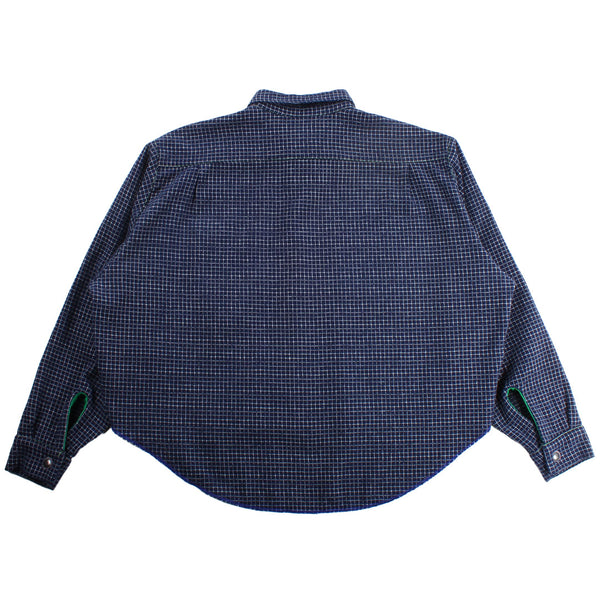 Seeing Red - Lenny Shirt - 004 - Navy/White Plaid