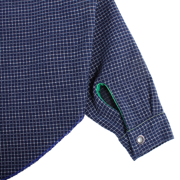 Seeing Red - Lenny Shirt - 004 - Navy/White Plaid