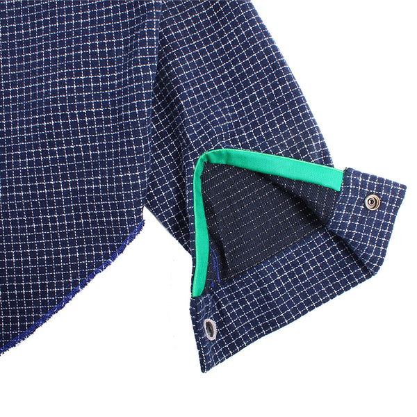 Seeing Red - Lenny Shirt - 004 - Navy/White Plaid