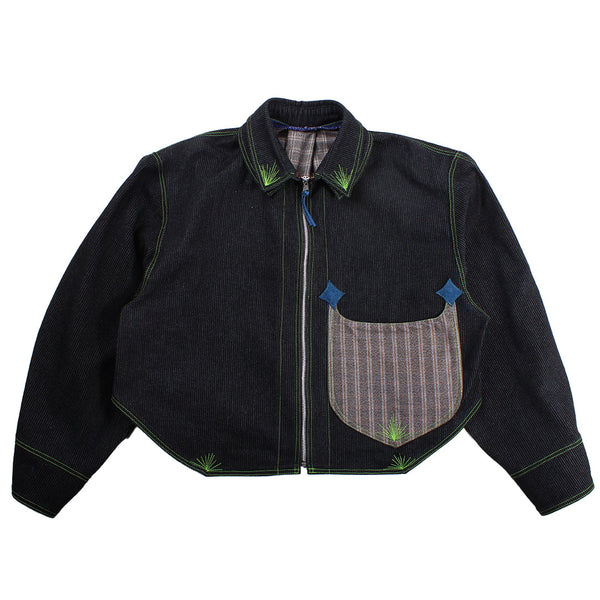 Seeing Red - Steiny B - 003 - Black Cord/Grey Plaid