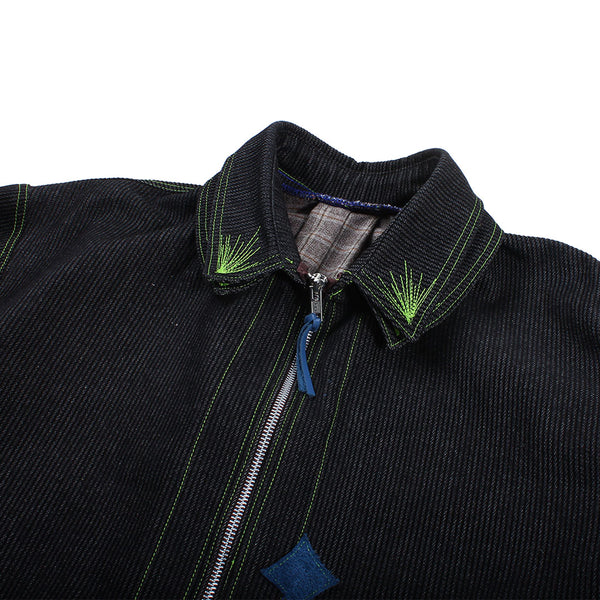 Seeing Red - Steiny B - 003 - Black Cord/Grey Plaid