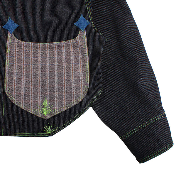 Seeing Red - Steiny B - 003 - Black Cord/Grey Plaid