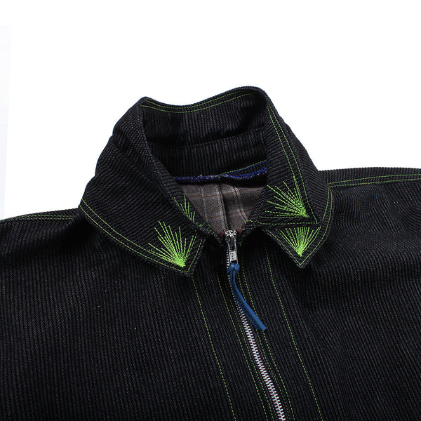 Seeing Red - Steiny B - 003 - Black Cord/Grey Plaid