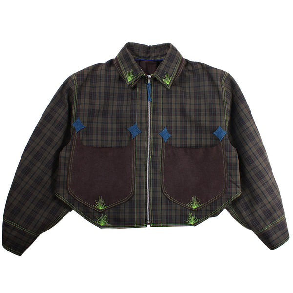 Seeing Red - Steiny B - 002 - Grey Plaid/Brown