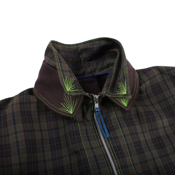 Seeing Red - Steiny B - 002 - Grey Plaid/Brown