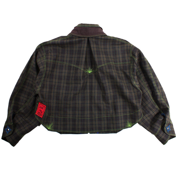 Seeing Red - Steiny B - 002 - Grey Plaid/Brown