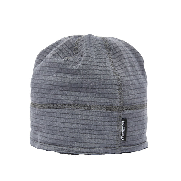 Sexhippies - Reversible Grid Fleece Beanie - Black/Mid Grey