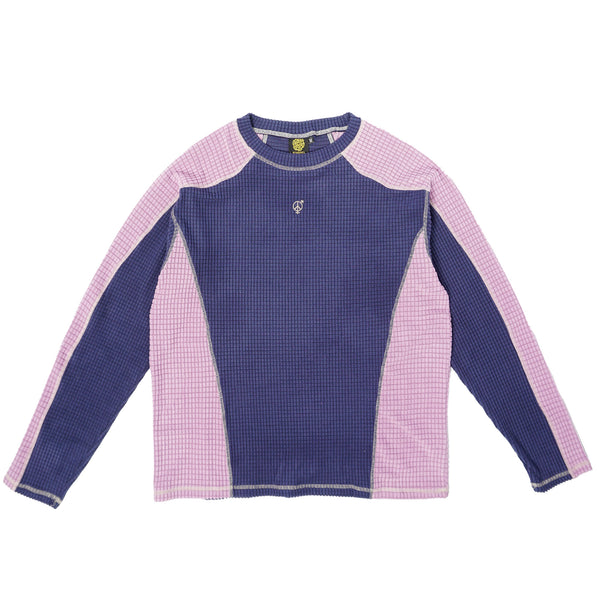 Sexhippies - Grid Fleece 2.0 - Navy/Lilac