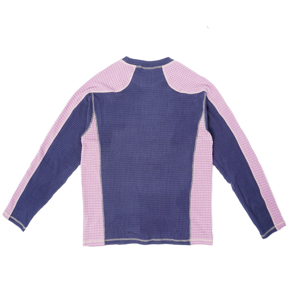 Sexhippies - Grid Fleece 2.0 - Navy/Lilac