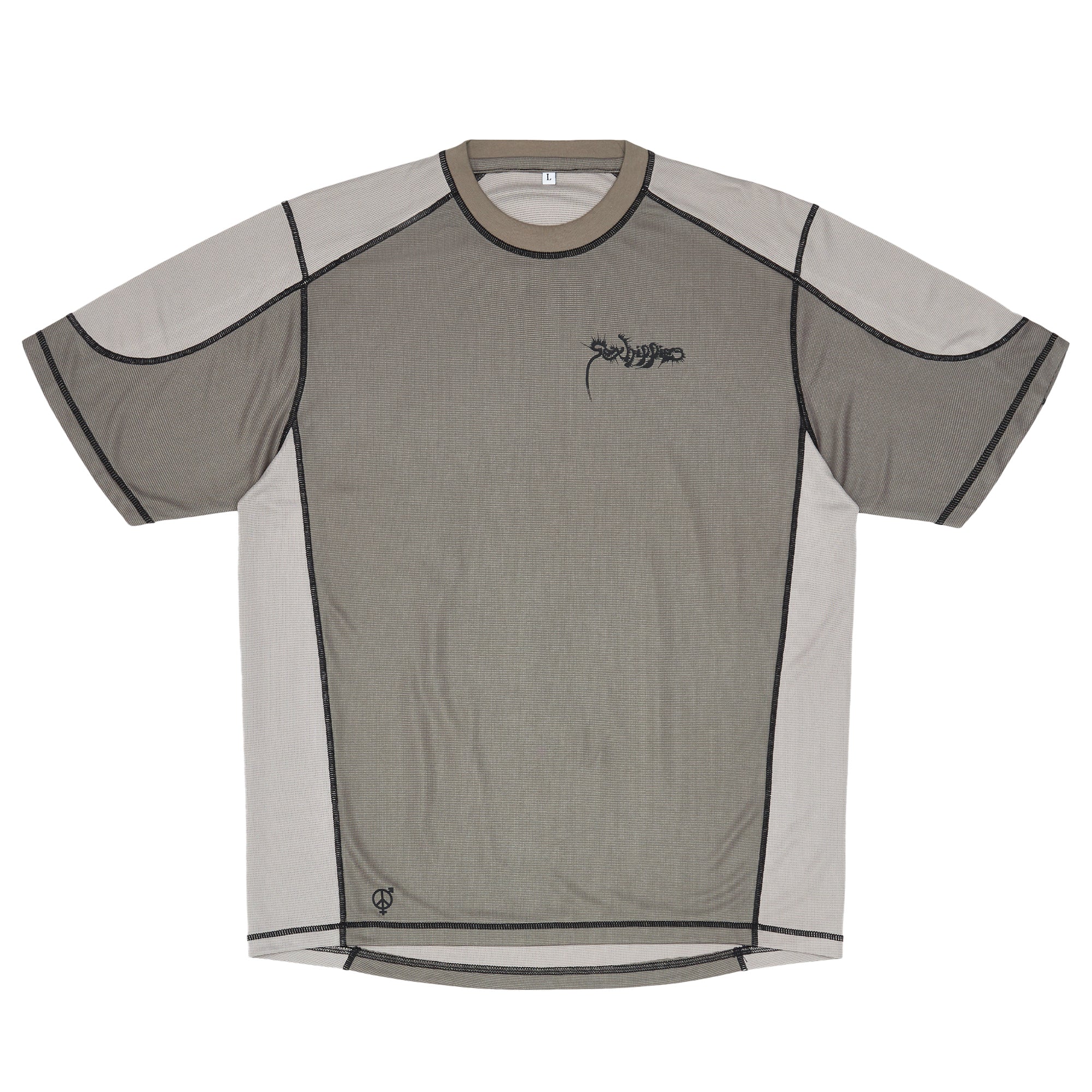 Sexhippies - SH Fit Shirt - Light Grey/Charcoal