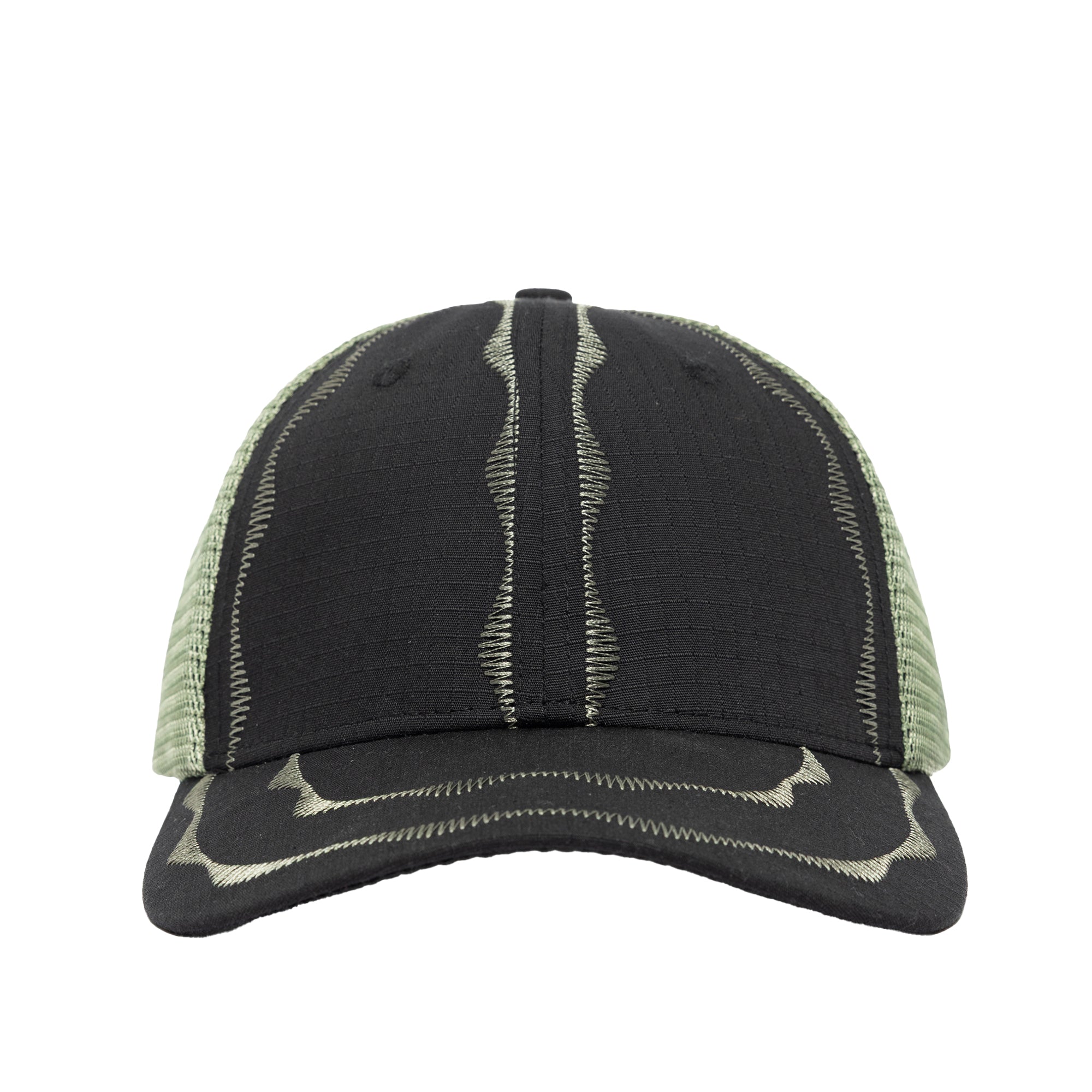 Sexhippies - Welders Stitch Mesh Hat - Black/Sage