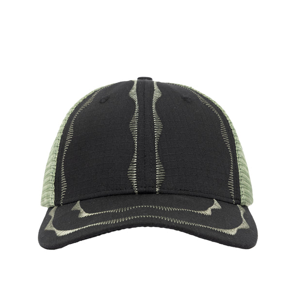 Sexhippies - Welders Stitch Mesh Hat - Black/Sage