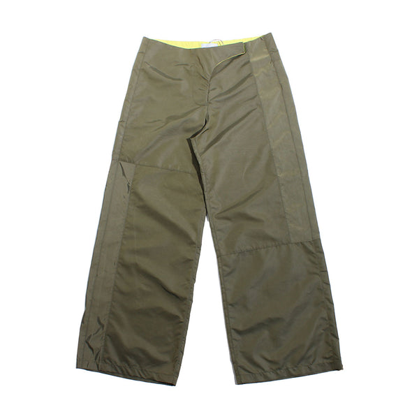 Sturla - Women's Curve Closure Trousers - Olive Shot Nylon
