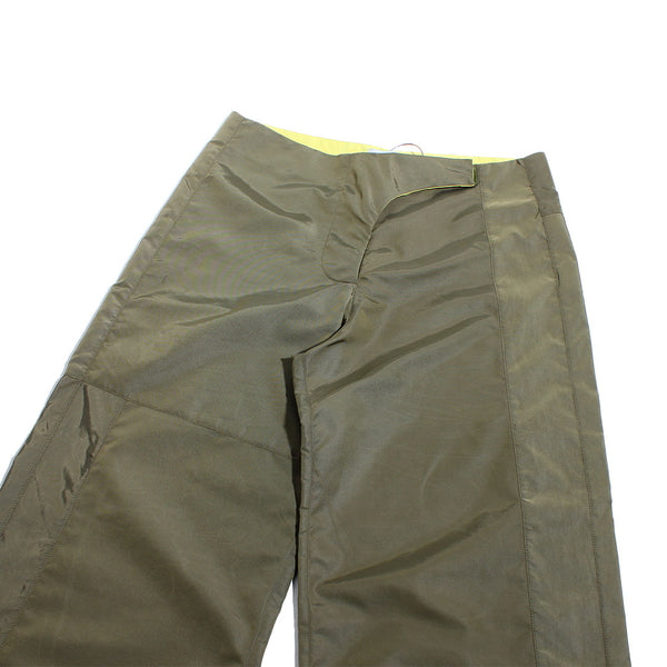 Sturla - Women's Curve Closure Trousers - Olive Shot Nylon
